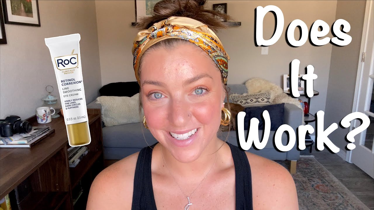 DOES IT WORK TO GET RID OF WRINKLES//Skin Care Test: Roc Retinol Correxion Eye Cream!