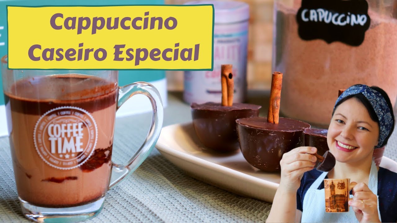 Cappuccino Caseiro Especial: Aprenda a fazer um cappuccino caseiro diferente | Priscila Piardi
