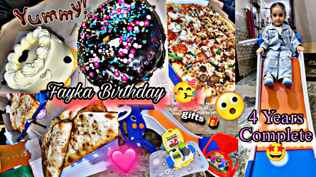 || Fayka Birthday 🎂Celebration 🎊 || Vlog Video 📸 Shab Foods & Vlogs 💗