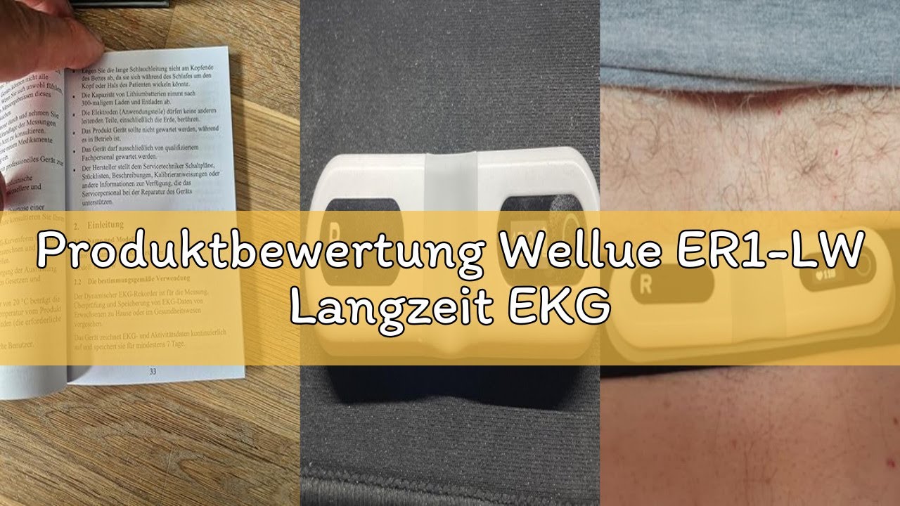 Produktbewertung Wellue ER1-LW Langzeit EKG