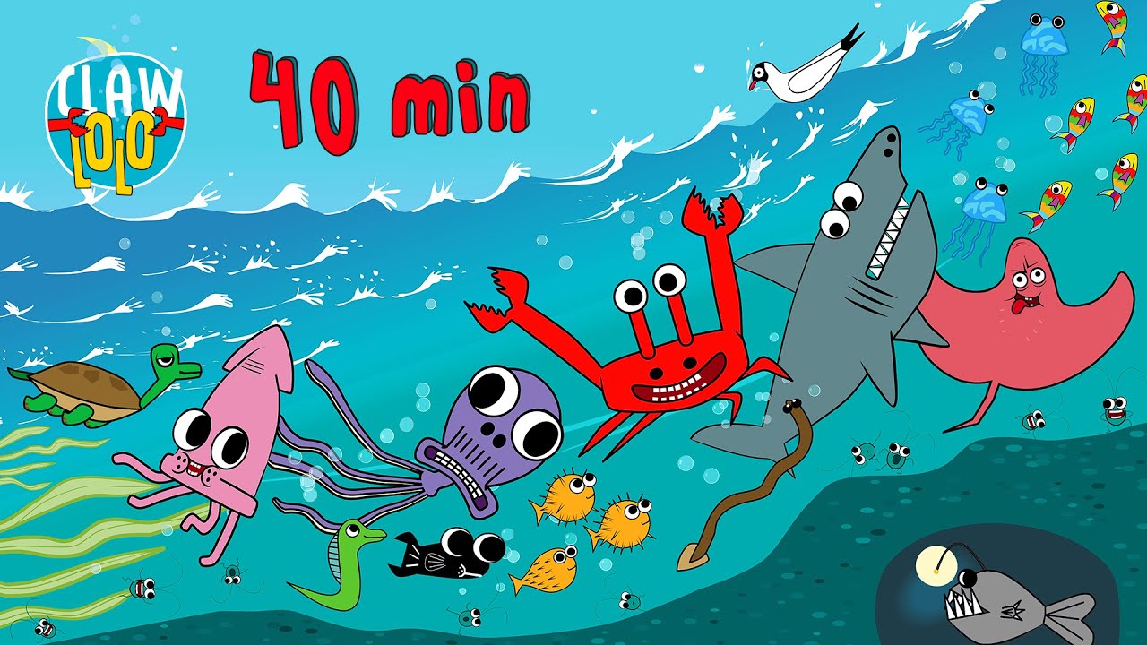 Summer Jams! ☀️ Clawlolo 🐙🎶 Songs for Kids 🎶🥳