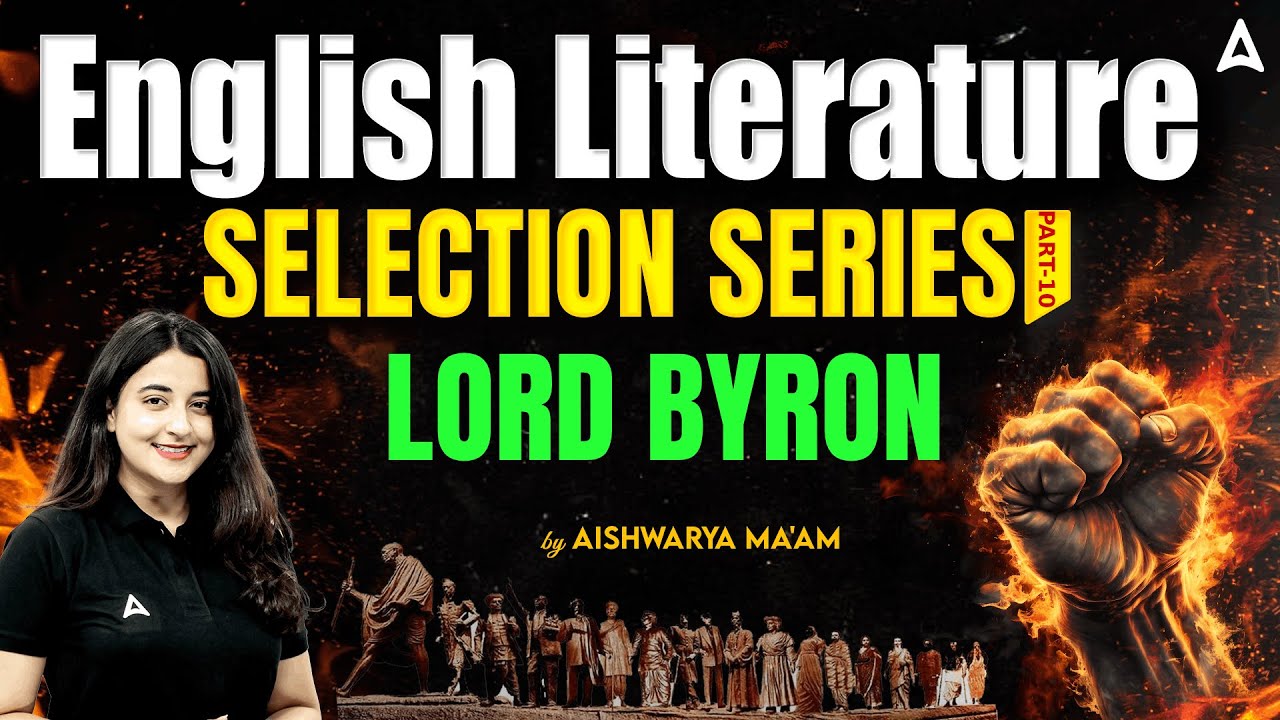 English Literature For All TGT PGT Exams | English - Lord Byron 
 #10 | By Aishwarya ma'am