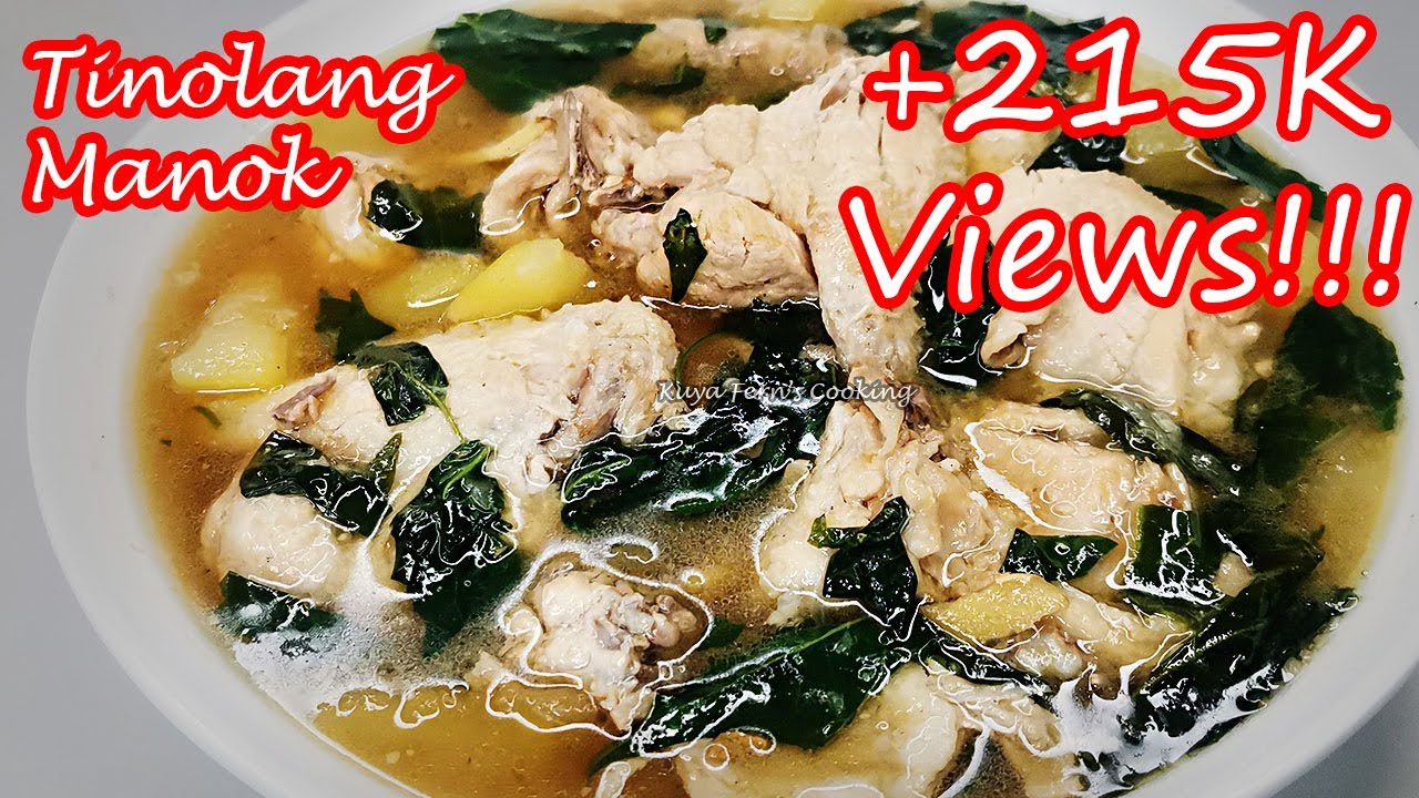 YUMMY CHICKEN TINOLA RECIPE MADE EASY!!!