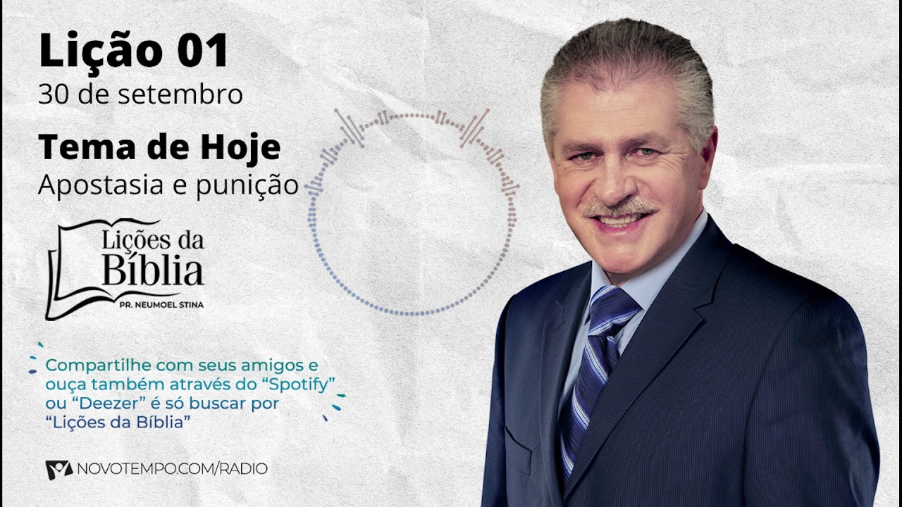 Apostasia e puni&ccedil;&atilde;o - Quinta, 30 de Setembro de 2021 (LI&Ccedil;&Otilde;ES DA B&Iacute;BLIA) com Pr Stina
