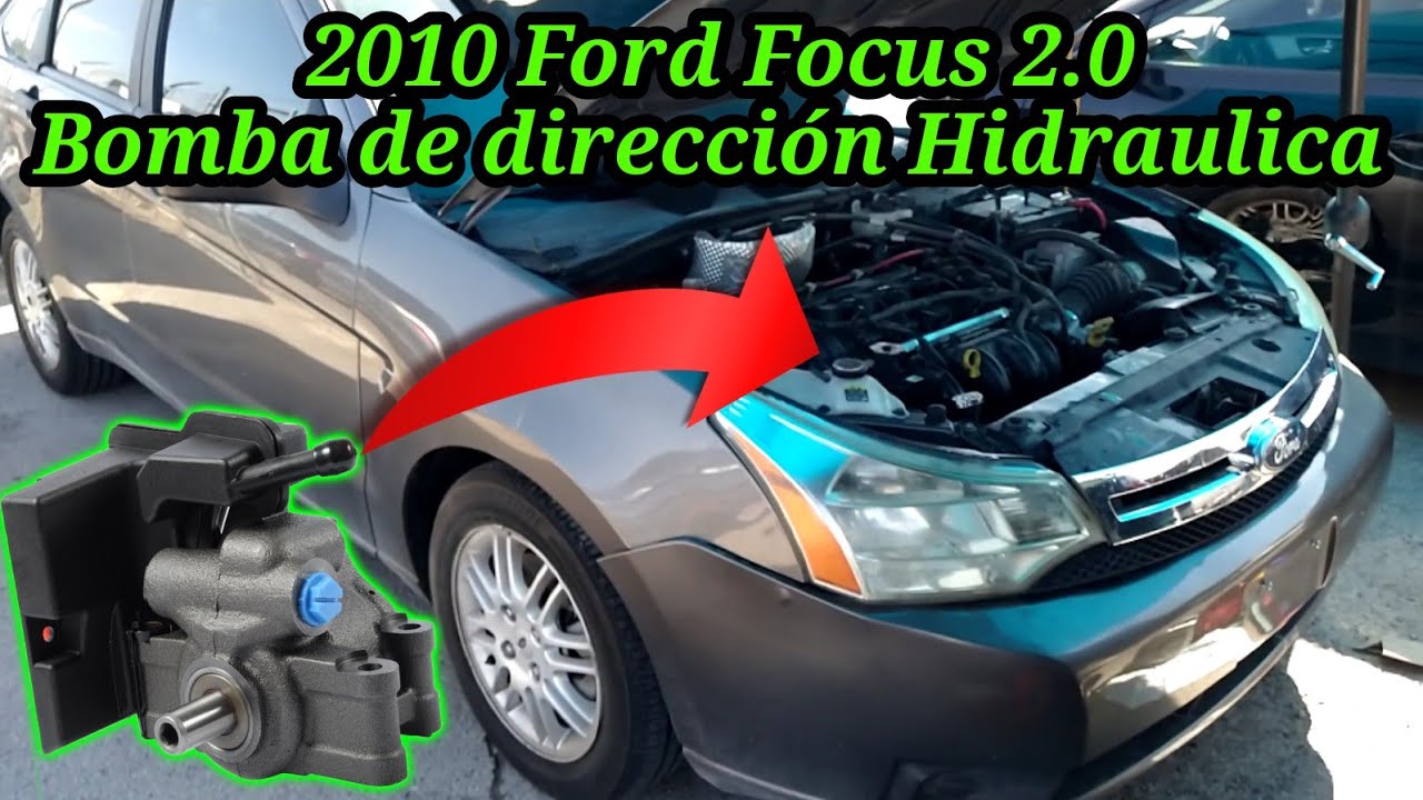 2010 Ford Focus 2.0 Cómo cambiar la bomba de dirección hidráulica ( power steering pump )