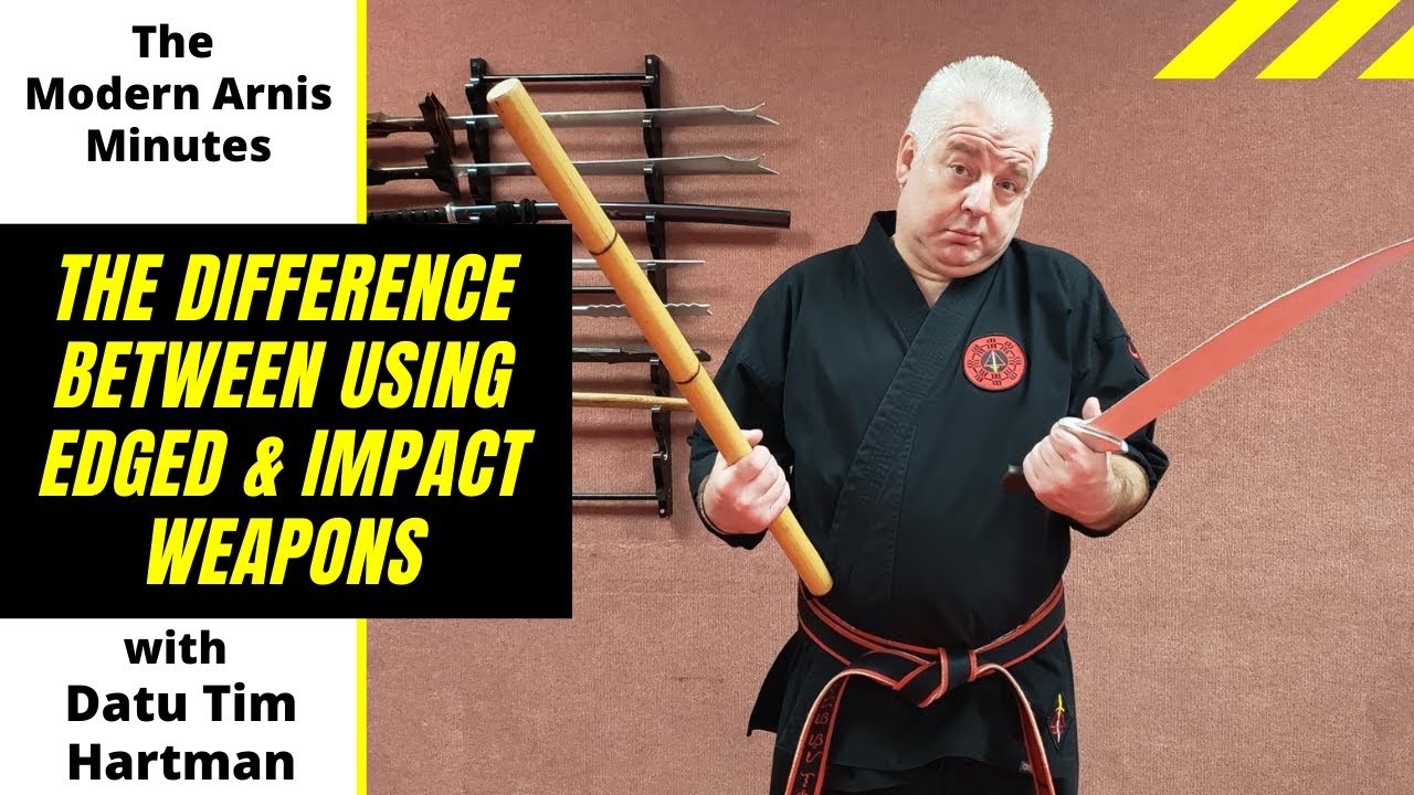 The Difference Between Using Edged and Impact Weapons | FMA: Kali, Arnis, Escrima