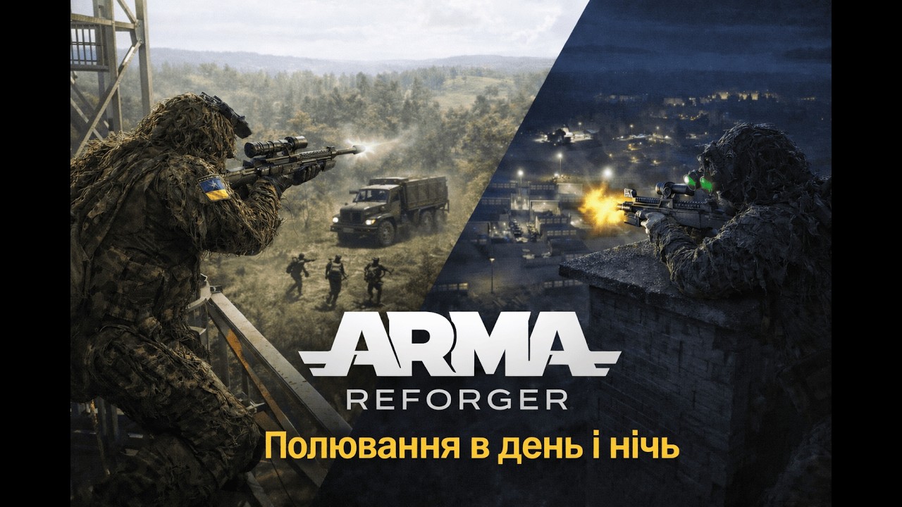 Arma Reforger На росіянців і в день і в ночі