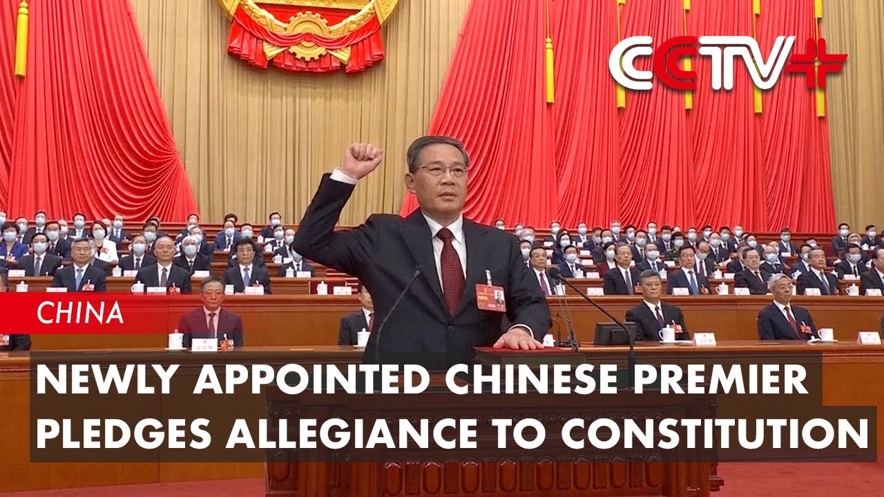 Newly Appointed Chinese Premier Pledges Allegiance to Constitution