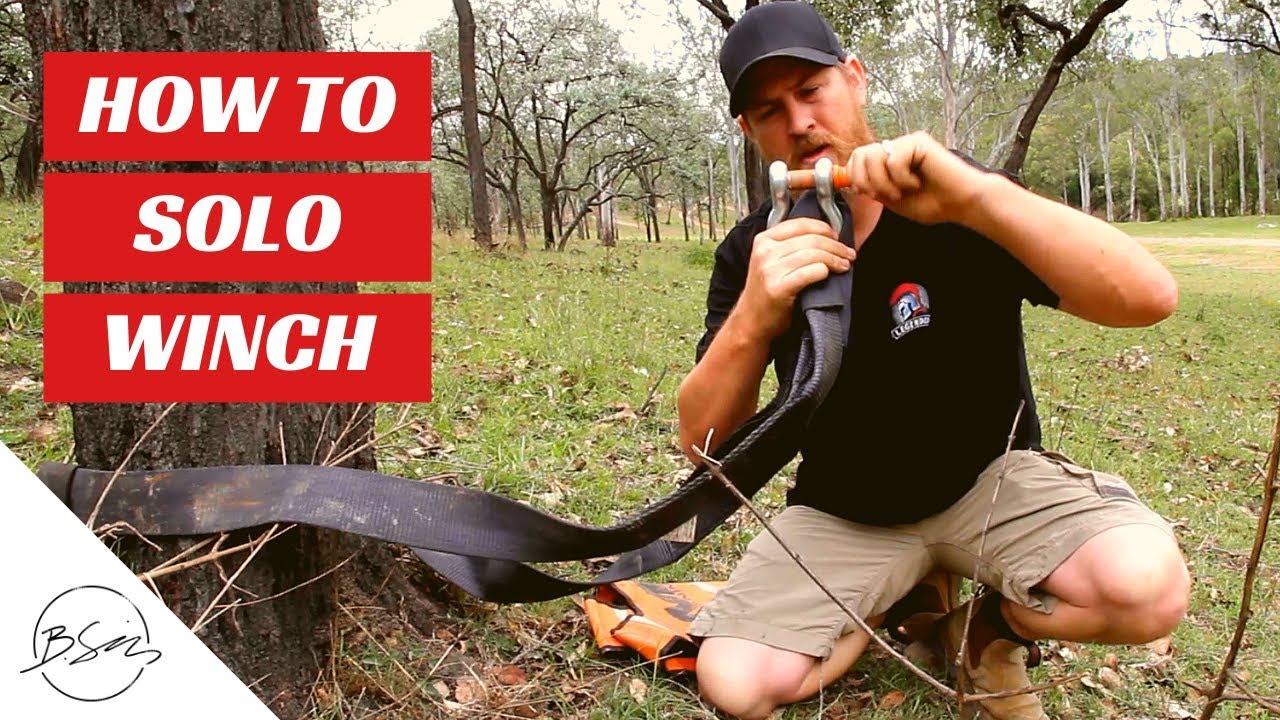 HOW TO SOLO WINCH - Recover your 4WD