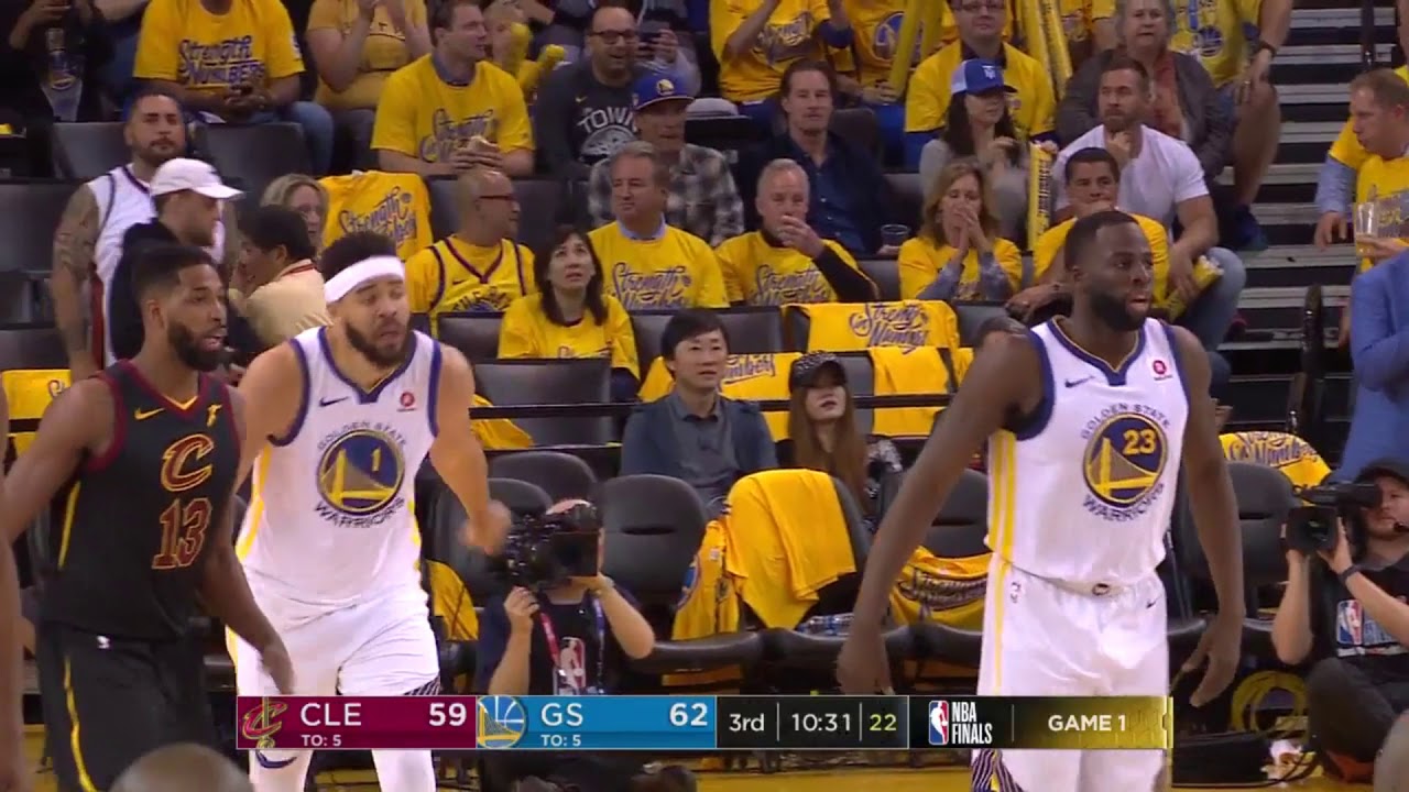 JaVale McGee Golden Minutes, GSW - Cavs, NBA Finals 2018 Game 1