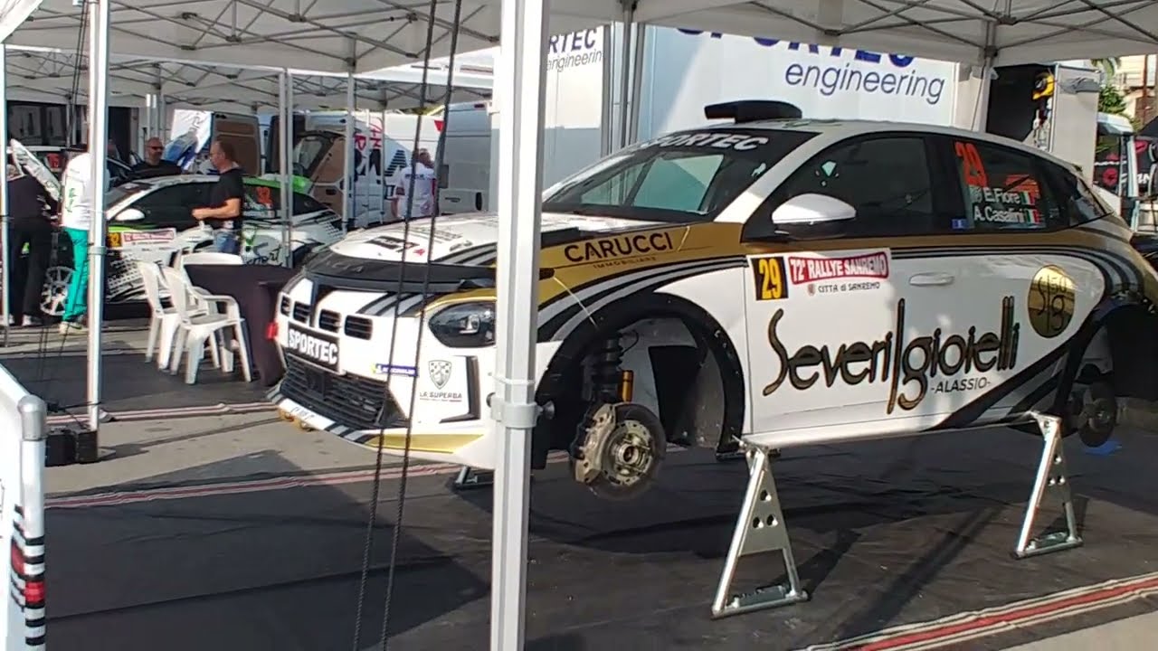 72 Rallye Sanremo 2025 parco assistenza 17 ottobre