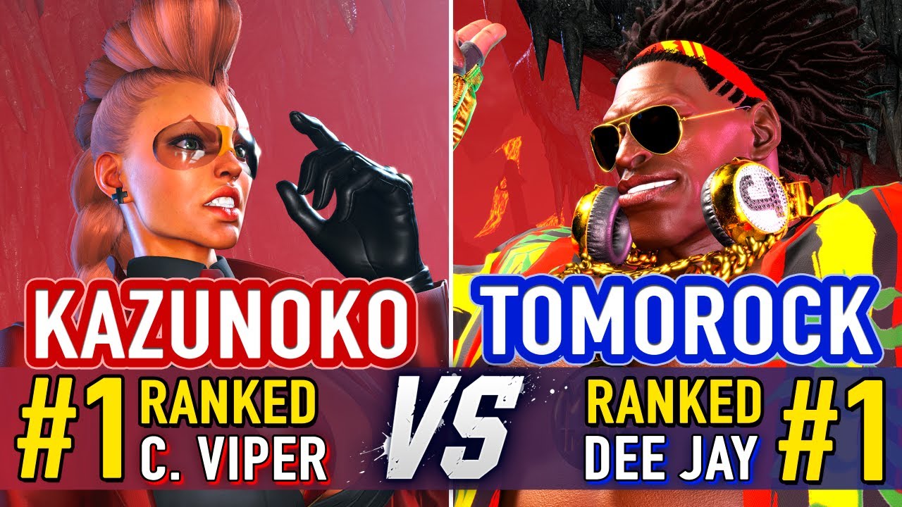 SF6 🤜 KAZUNOKO (#1 Ranked C. Viper) vs TOMOROCK (#1 Ranked Dee Jay) 🤛 SF6 High Level Gameplay