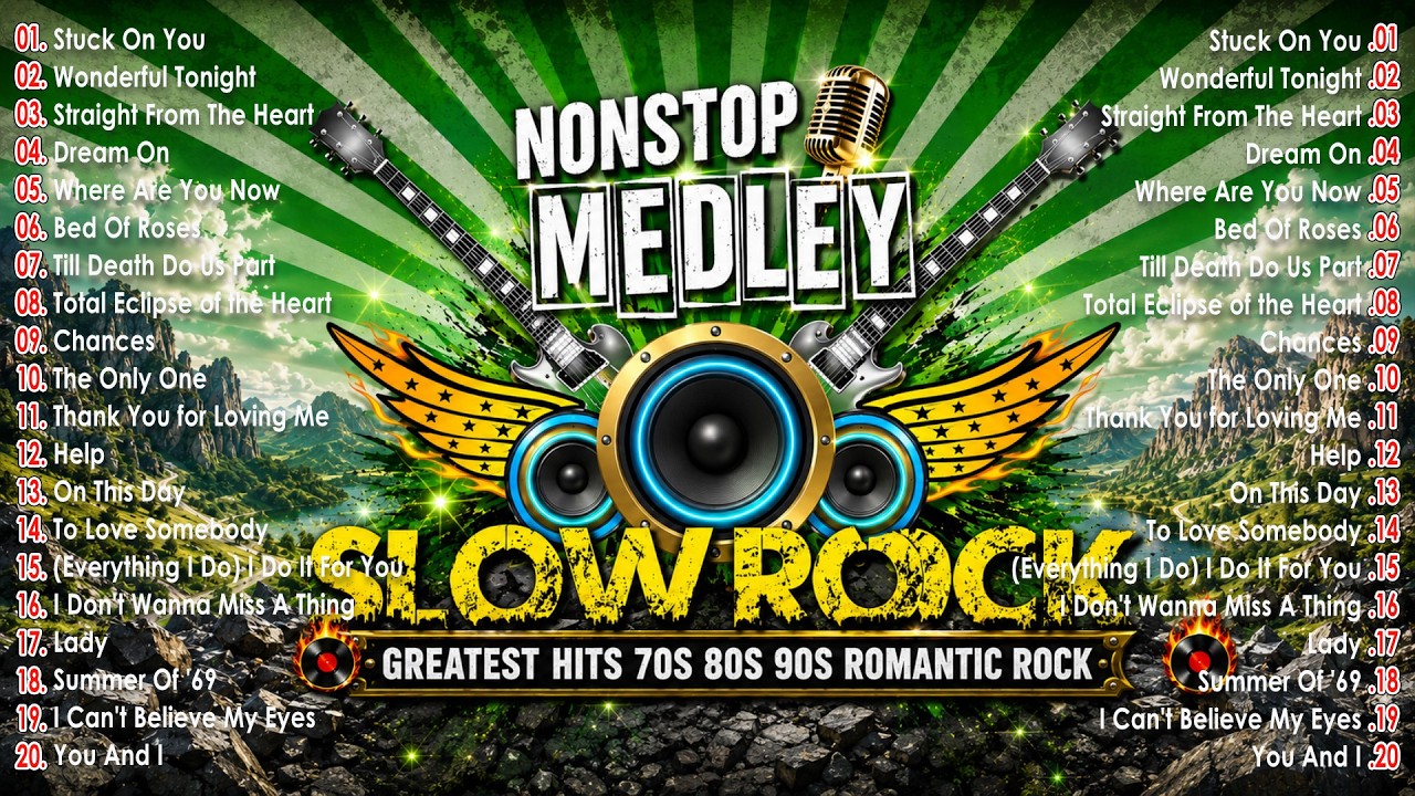 Slow Rock Love Songs Collection 70s 80s 90s | Nonstop Slow Rock Medley 2026 🎶 Best Luamang Tugtugin