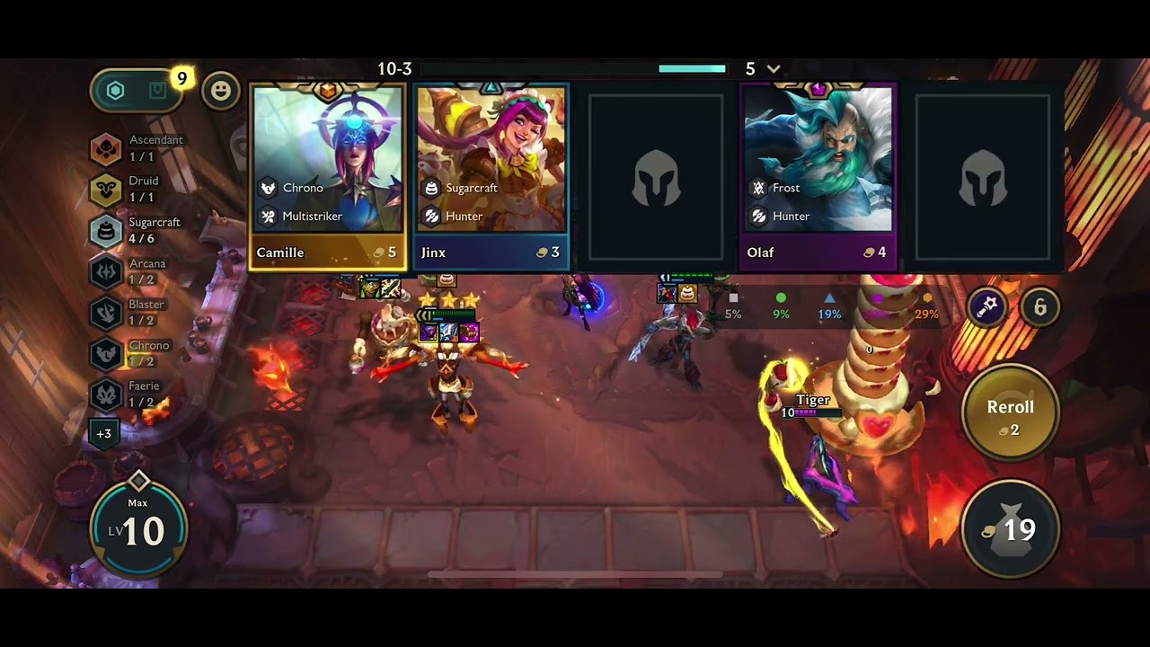 ⭐️⭐️⭐️Xerath vs 10portal TFT HYPER ROLL