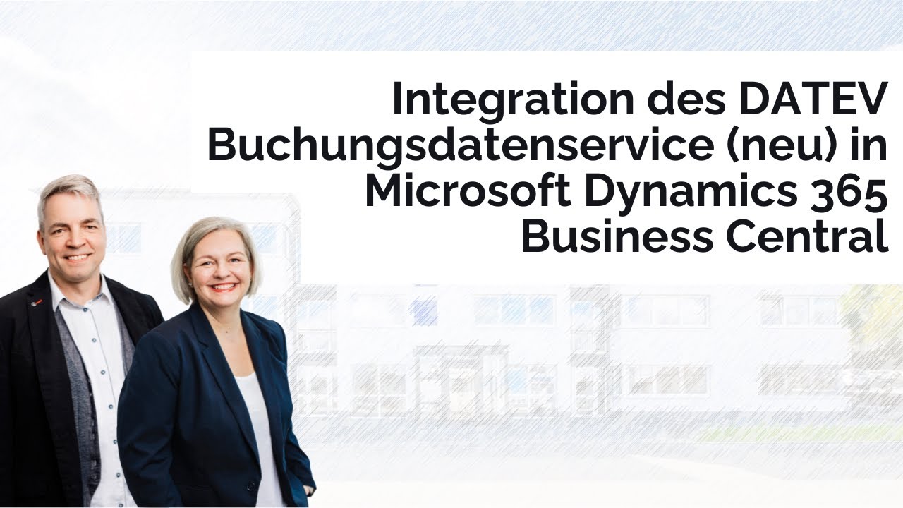 Integration des DATEV Buchungsdatenservice (neu) in Microsoft Dynamics 365 Business Central