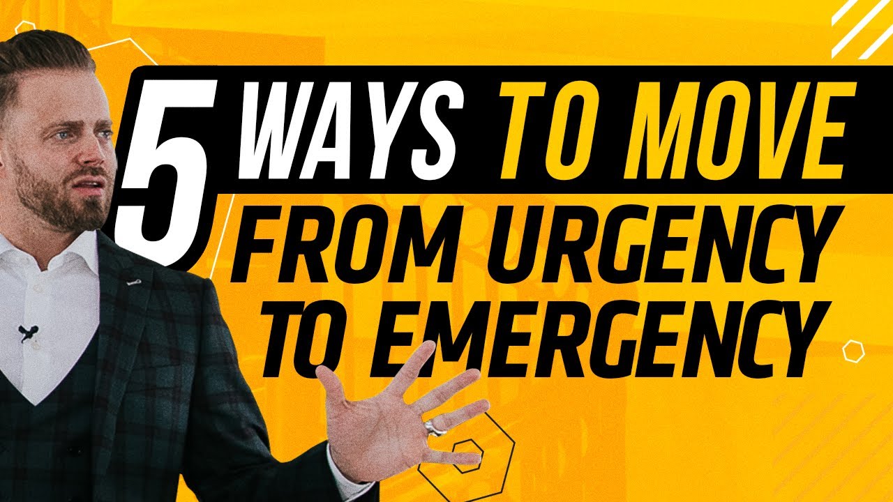 How To MOVE From A Sense Of URGENCY Into EMERGENCY In Your Life (5 WAYS)