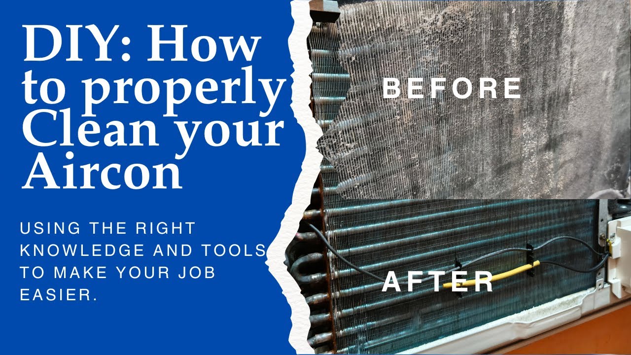 DIY: how to properly Clean your Air Conditioner at home #hoobasics