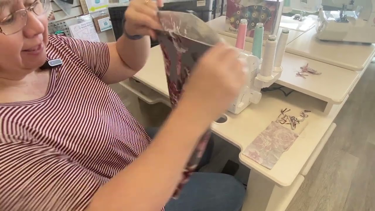 How to make leggings on a serger