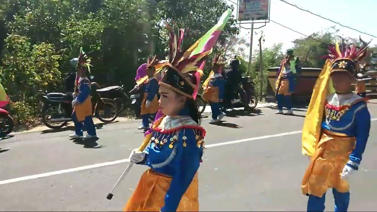 drumband Gita pesona Mulya. SDN Sidomulyo 01.
