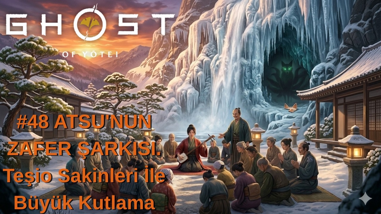 Ghost of Yotei #48 || ATSU'NUN ZAFER ŞARKISI. Teşio Sakinleri İle Büyük Kutlama