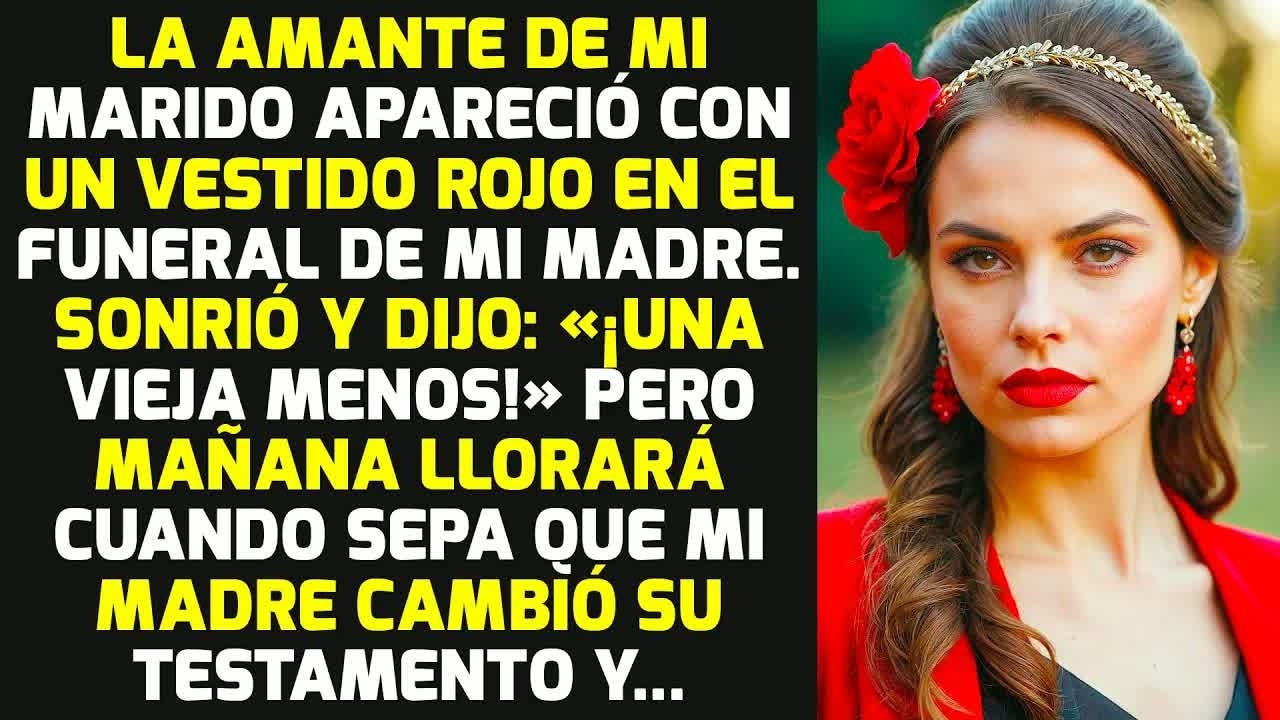 La Amante De Mi Marido Vino Al Funeral De Mi Madre En Un Vestido Rojo Y Me Humilló HISTORIAS LA VIDA
