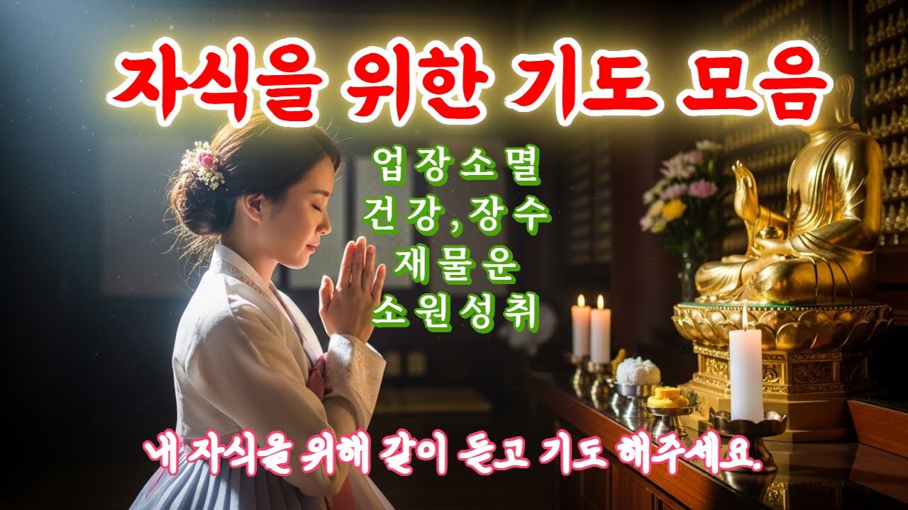 자식을 위한 기도 모음#부처님말씀 #자식을위한기도