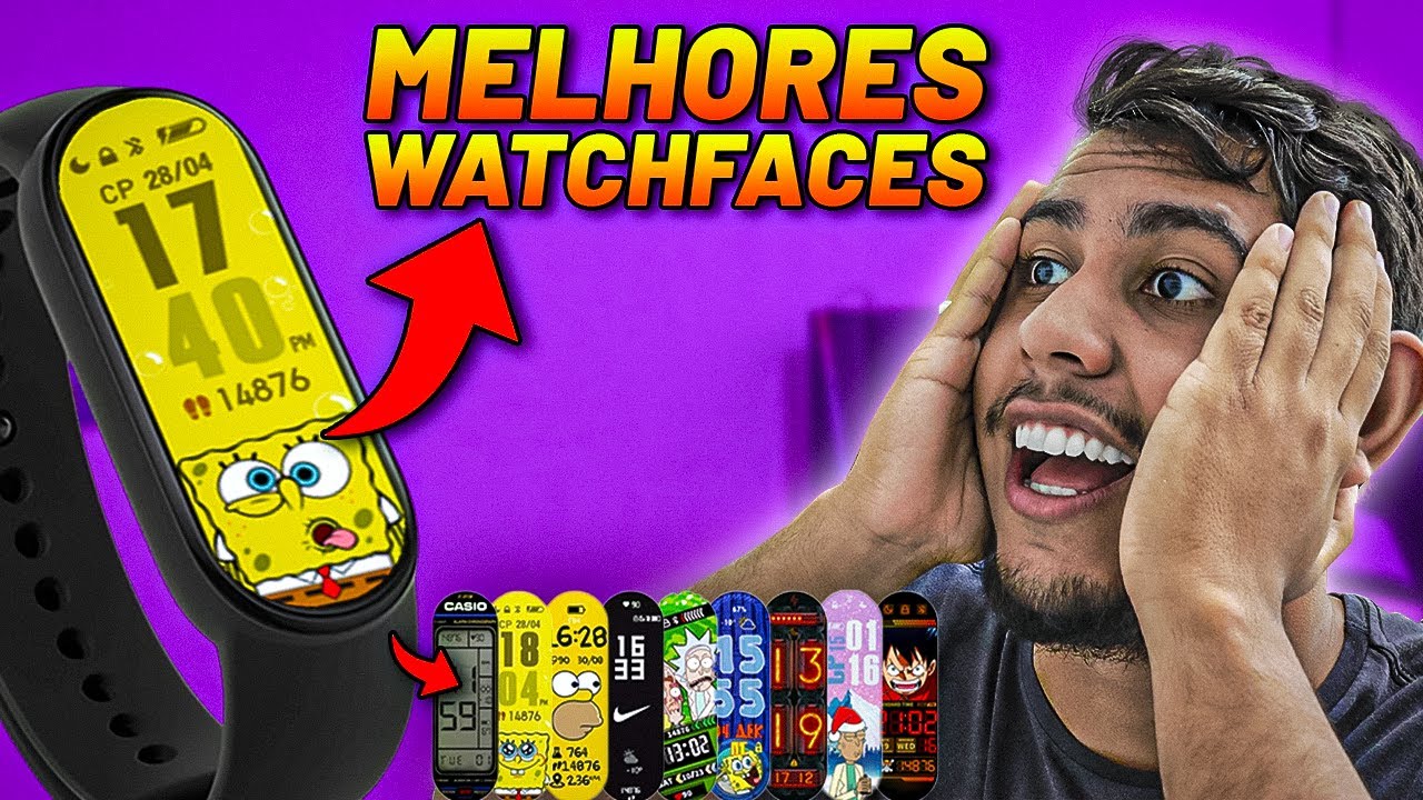 ATUALIZADO ✅ Como BAIXAR e INSTALAR as MELHORES WATCHFACES para MI BAND 6! (guia completo)