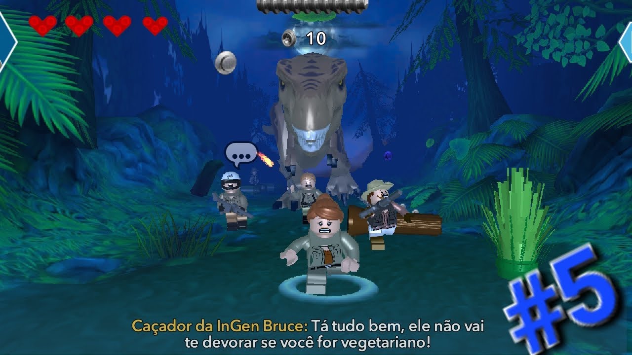 lego jurassic word Android (ataque no acampamento)