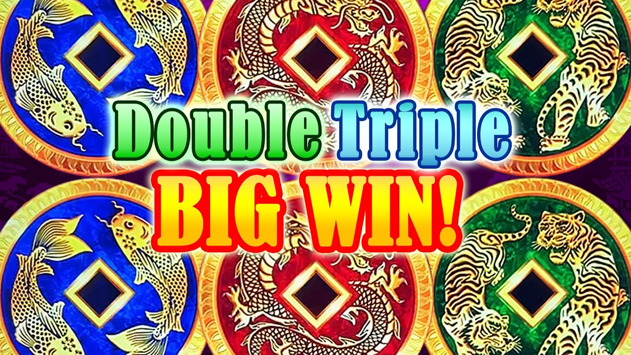 All 4 Coins Popped! Double Triple Feature BIG WIN Bonus in Coin Trio Royal slot at Yaamava!
