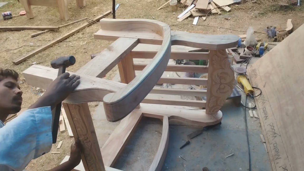 How to make wooden sofa making लकड़ी का सोफा बनाना सीखे आसान तरीके से