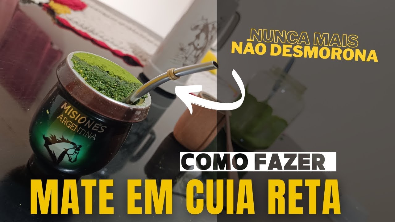 COMO CEVAR ERVA EM CUIA RETA #mate #ervamate #chimarrão