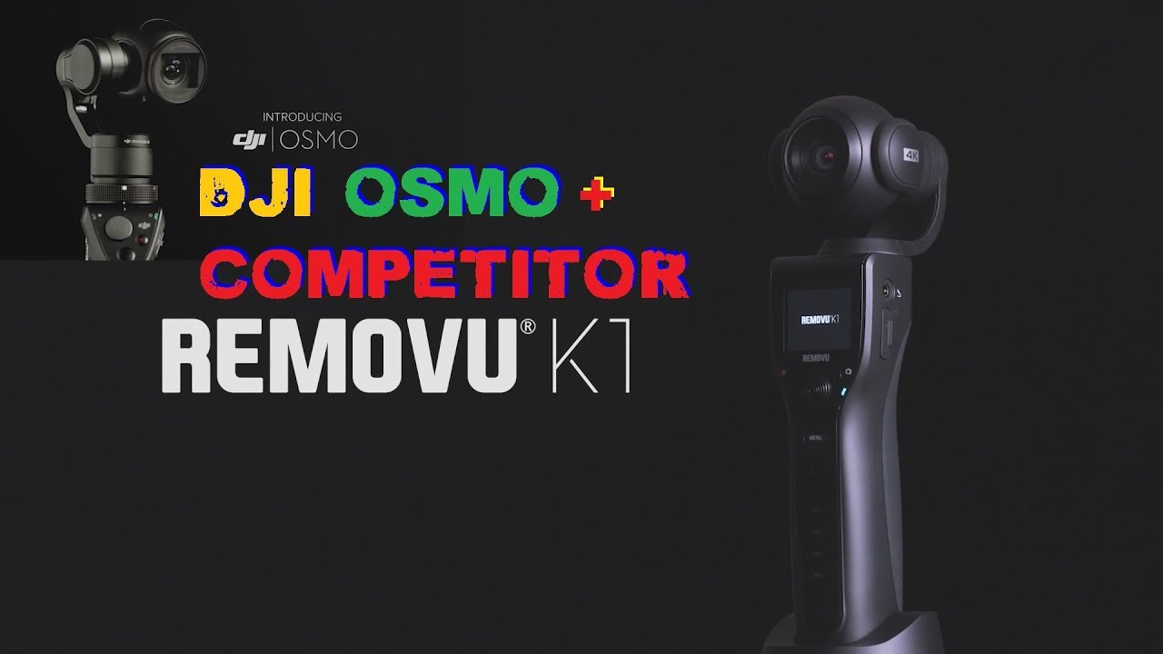 Dji Osmo plus Competitor - K1 3-Axis Gimbal with Lcd Screen  embedded