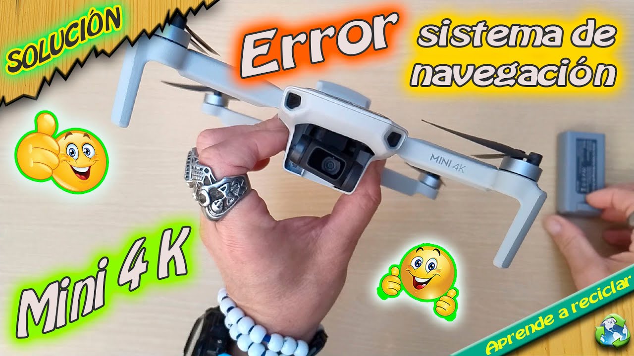 Como cambiar el módulo GPS al dron Dji Mini 4K para solucionar el error del sistema de navegación