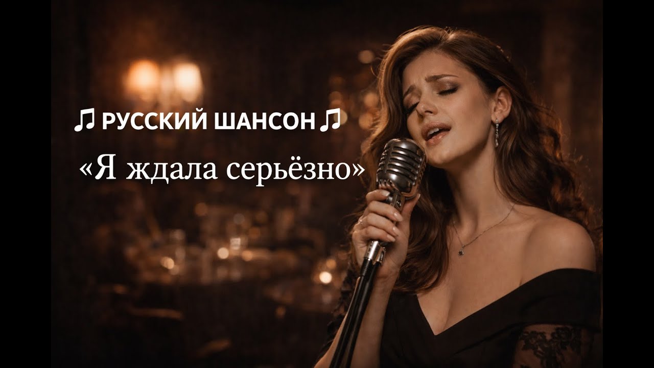 🎵 РУССКИЙ ШАНСОН 🎵 «Я ждала серьёзно»