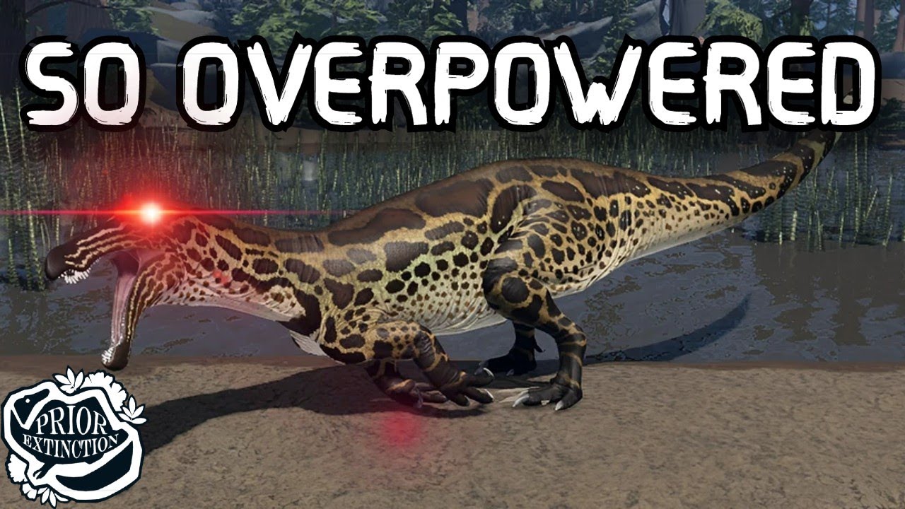 Suchomimus is SO OVERPOWERED | Prior Extinction Roblox