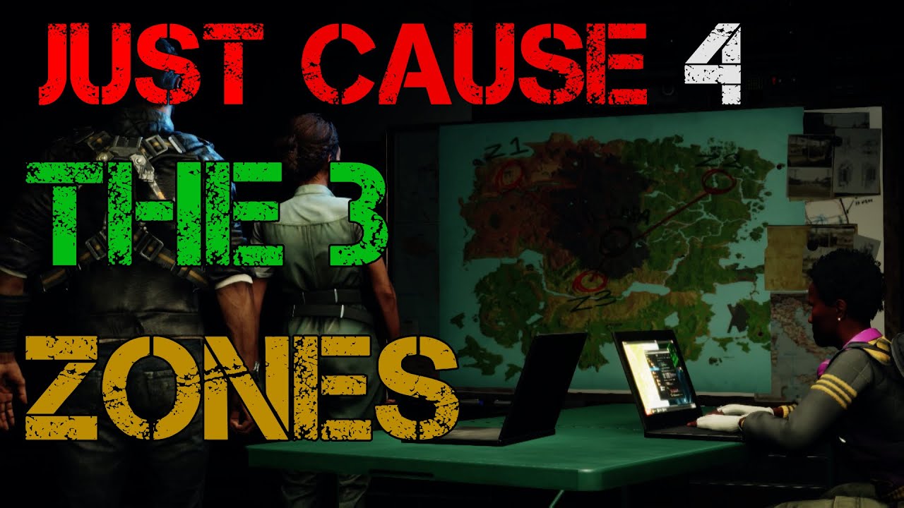 Just Cause 4 The 3 Zones