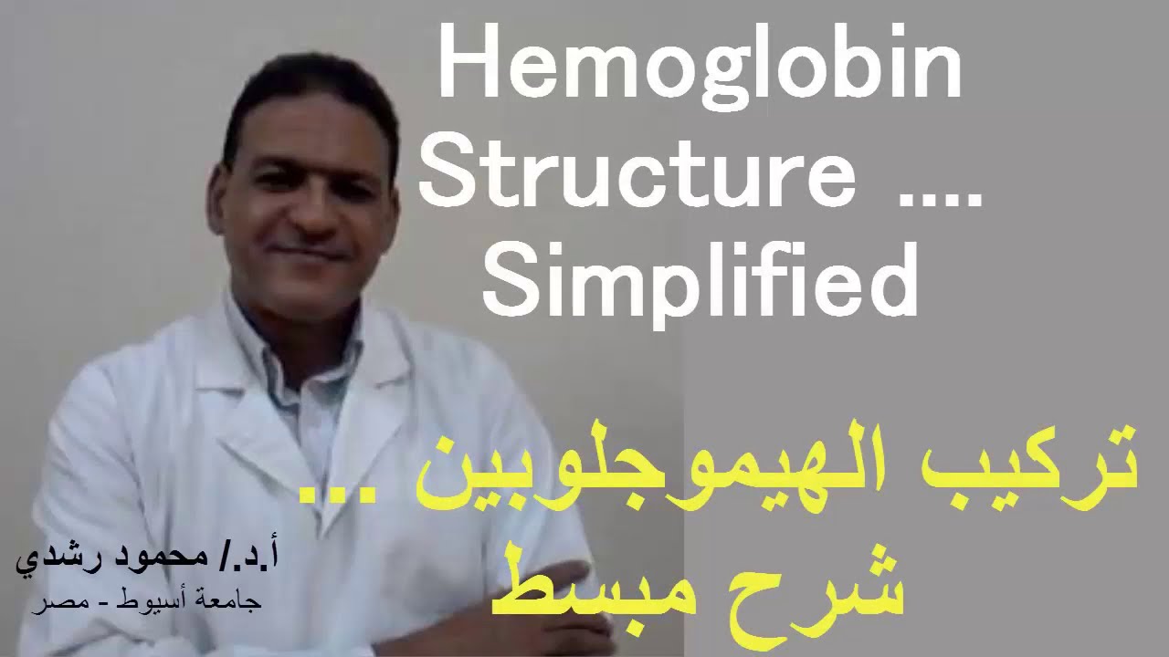 Hemoglobin structure .... تركيب الهيموجلوبين ... شرح مبسط