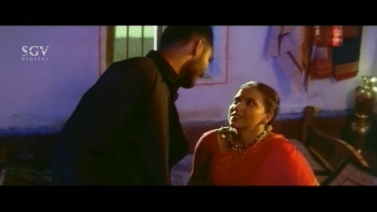 Kishore Keeps An Affair With Gowda's Wife | Kanti Kannada Movie Scene