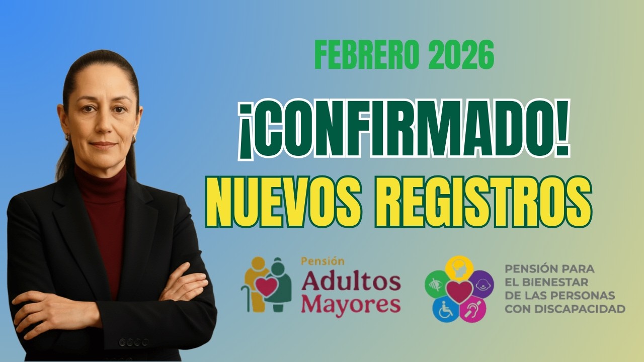 🔴 NUEVAS FECHAS DE REGISTRO PENSIÓN BIENESTAR FEBRERO | Ariadna Montiel lo confirma en conferencia