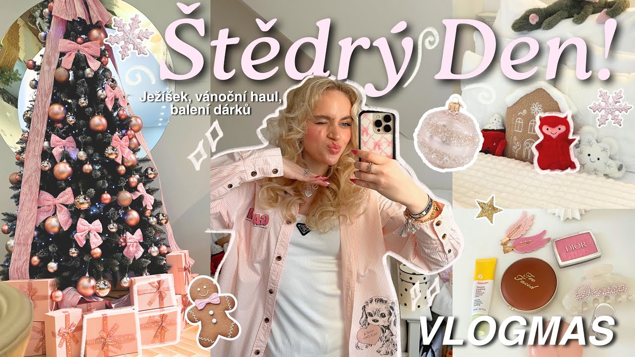 ŠTĚDRÝ DEN 2025♡🎄 (ne)vánoční nálada, balení dárků, VÁNOČNÍ HAUL, VLOGMAS