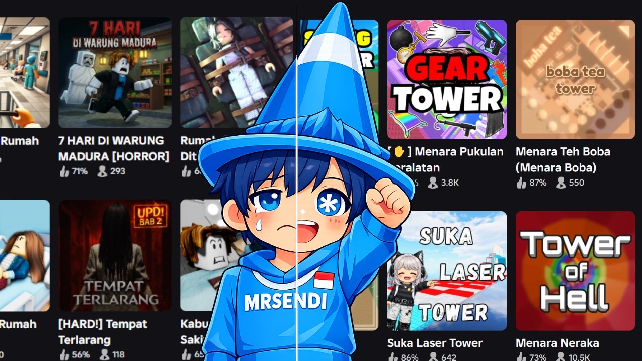 Live Roblox Mabar Tower Bareng @dexin12