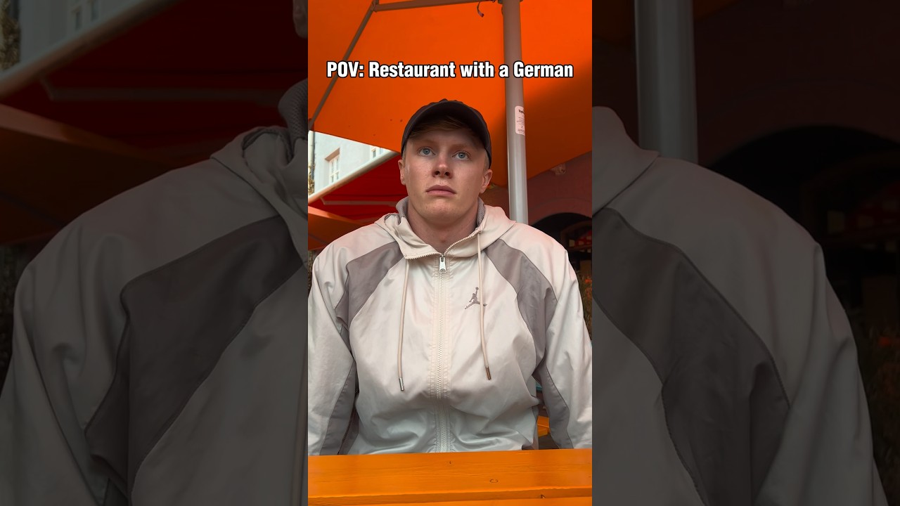 POV: Restaurant with a German 🇩🇪🍽️