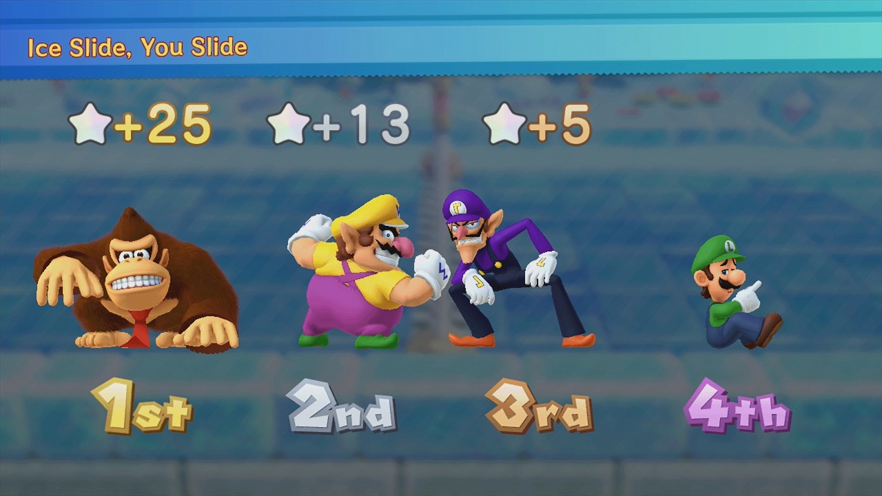 Mario Party 10 - Donkey Kong vs Luigi vs Waluigi vs Wario - Haunted Trail
