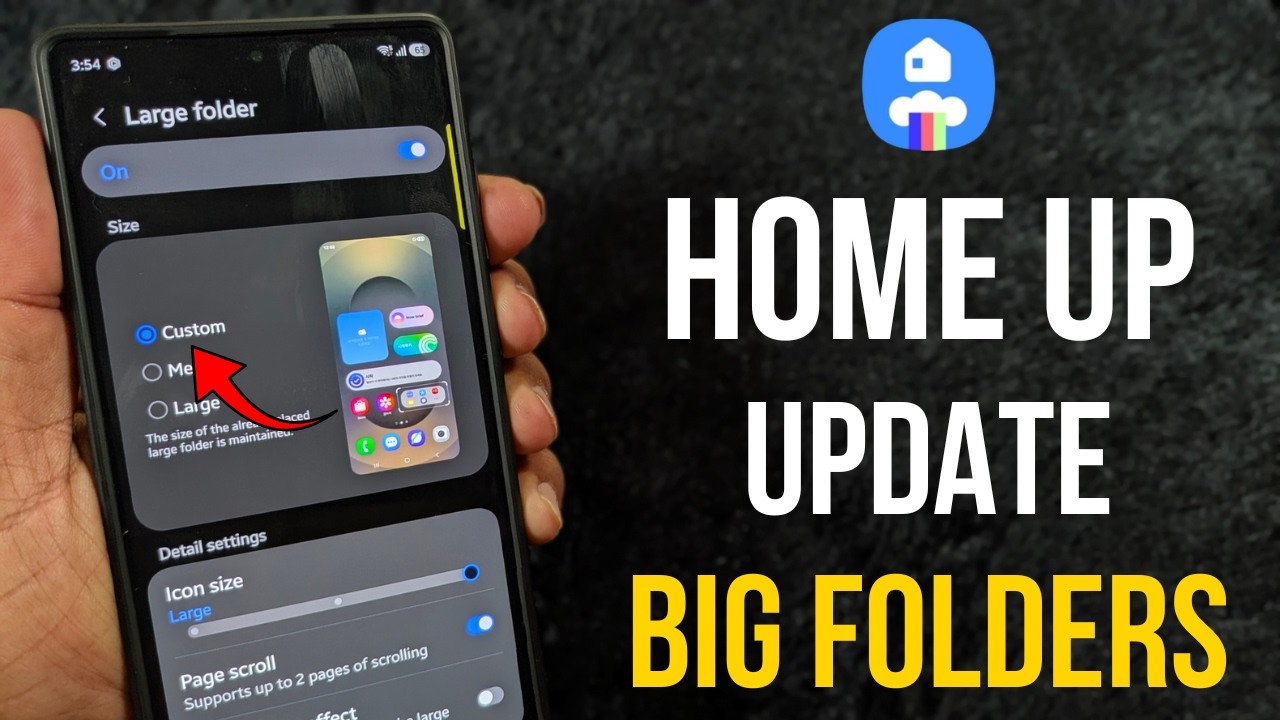 Samsung Good Lock Home Up Update | Folder Size Customization | One UI 8.5