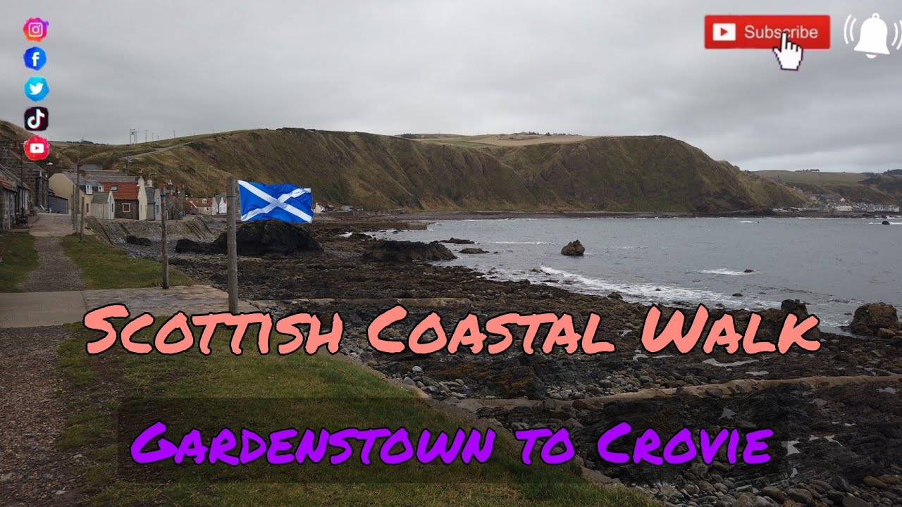 Scottish Coastal Walk (4k) : Gardenstown to Crovie #walk #explore #coastal #scotland #travel #4k