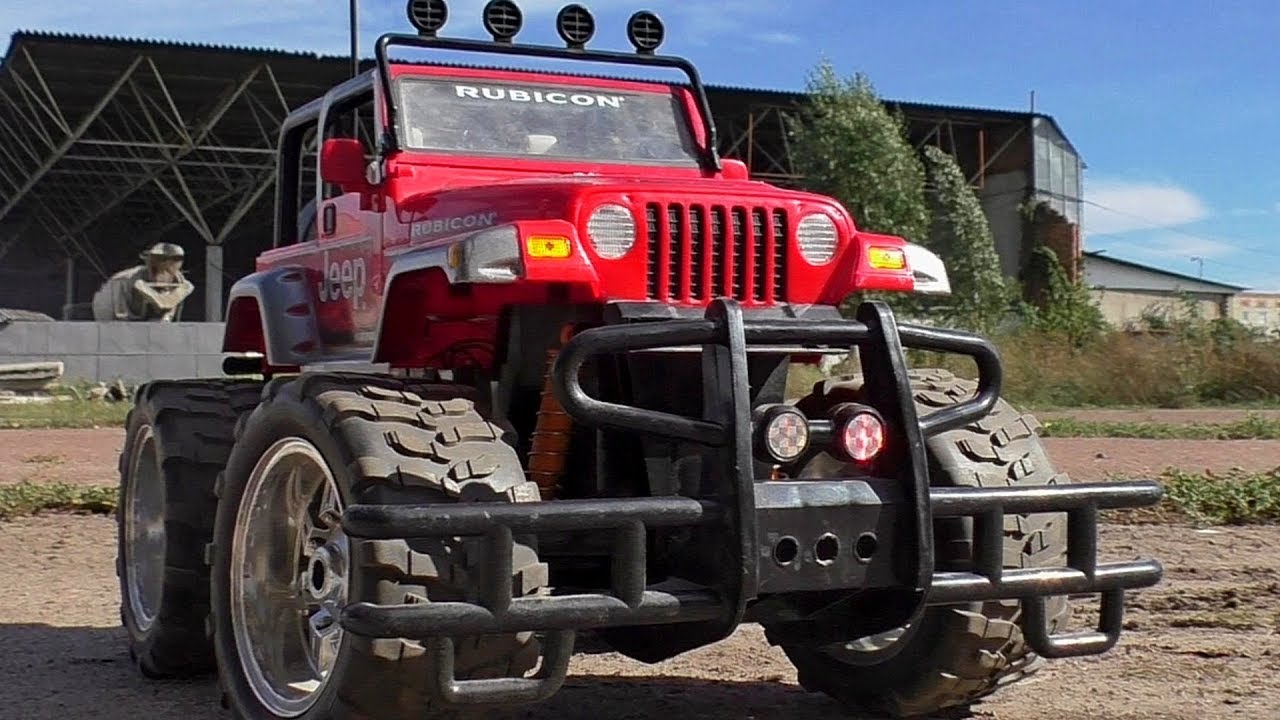 Машинка на радиоуправлении New Bright - Jeep Wrangler Rubicon 1:10
