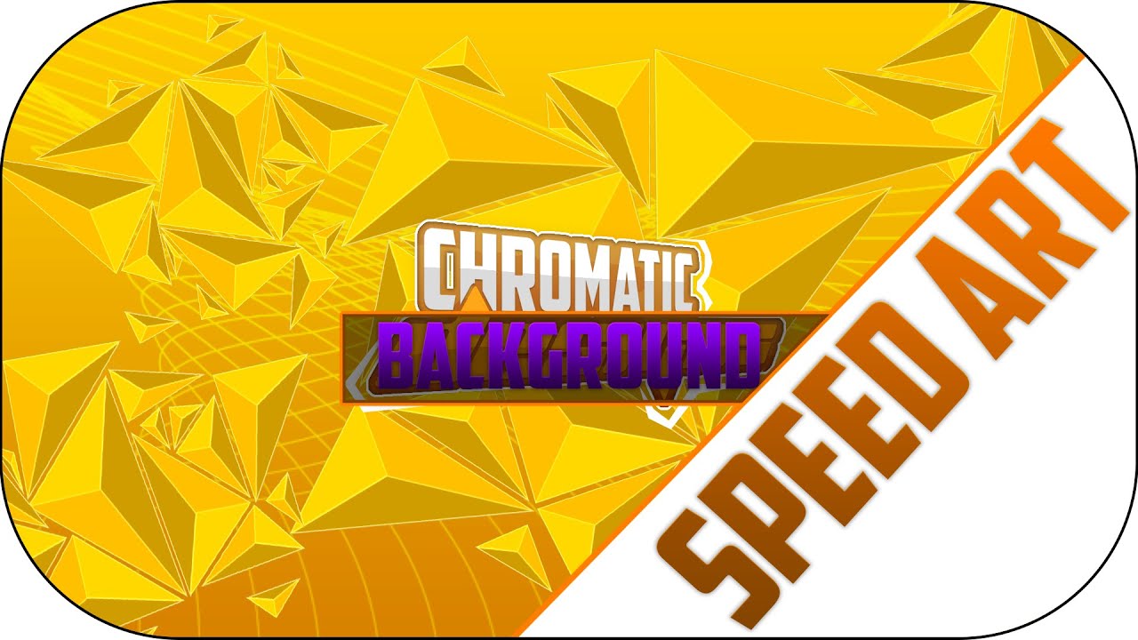 Chromatic Designs - Speed Art - Triangle Abstract Background