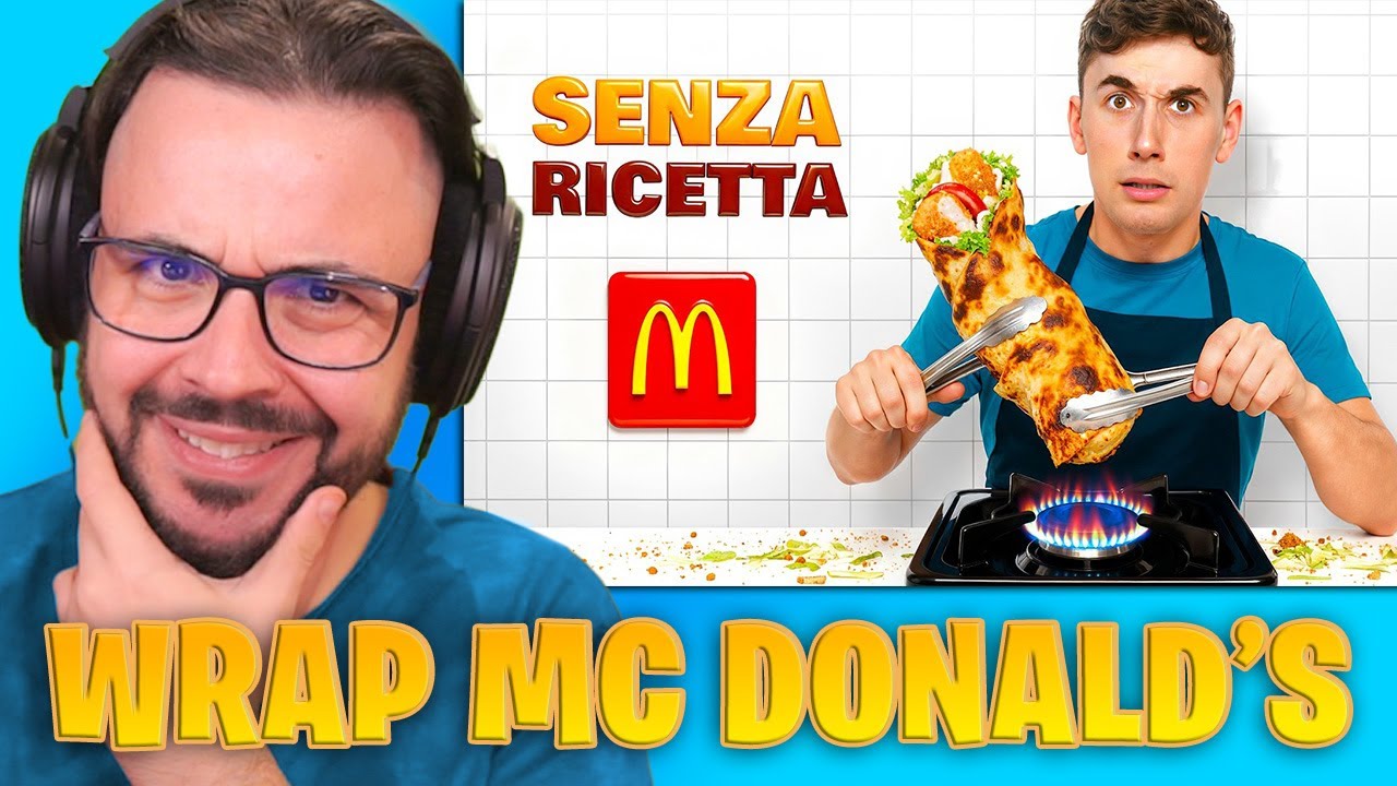 REAGISCO a: Cucino SENZA RICETTA il MC WRAP del McDonald's 🌯