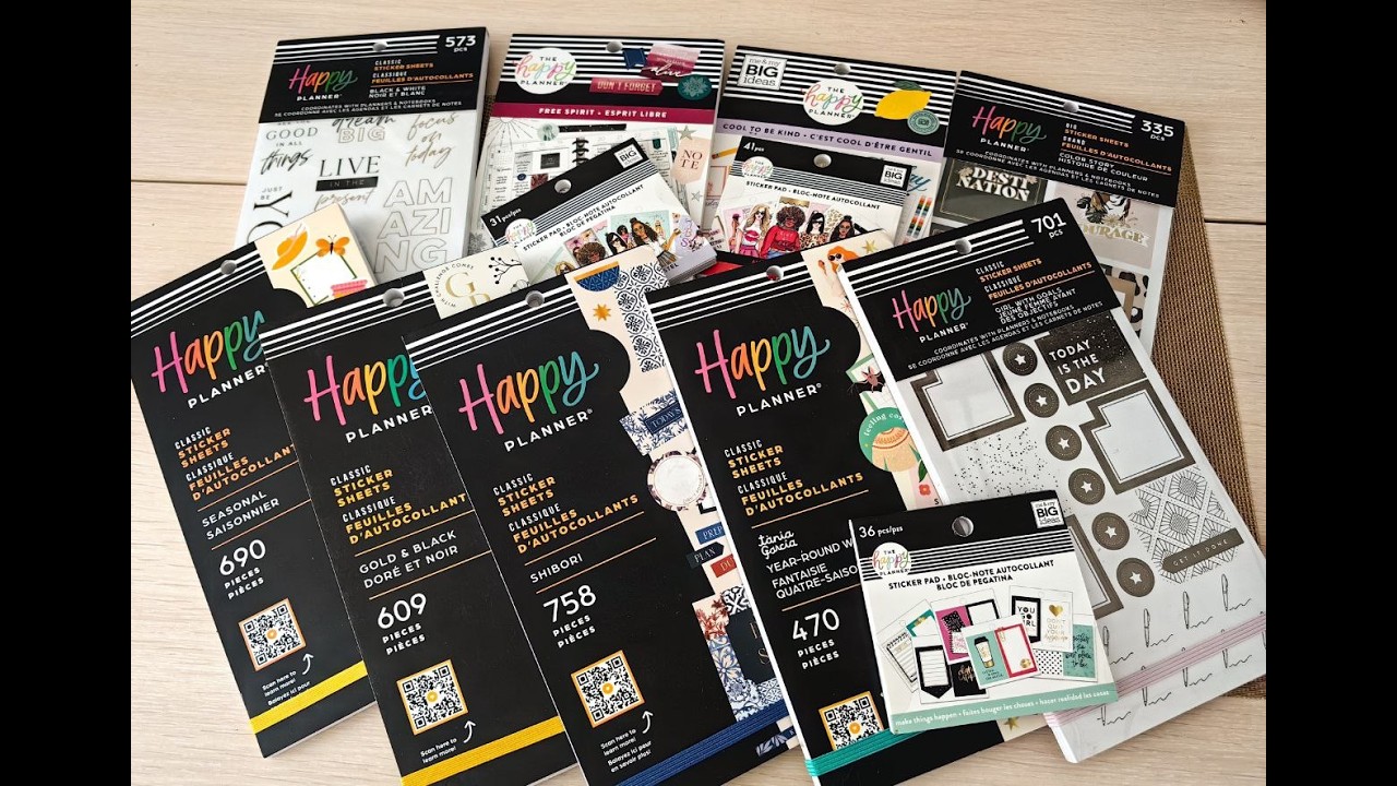 Долгожданные стикербуки Happy planner