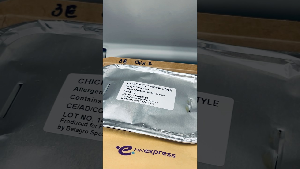 HK Express Flight Meals 🥢🛫🇭🇰